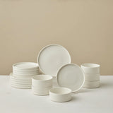 Karaca Salvare Diamond 18-teiliges Bone China-Geschirrset für 6 Personen weiss