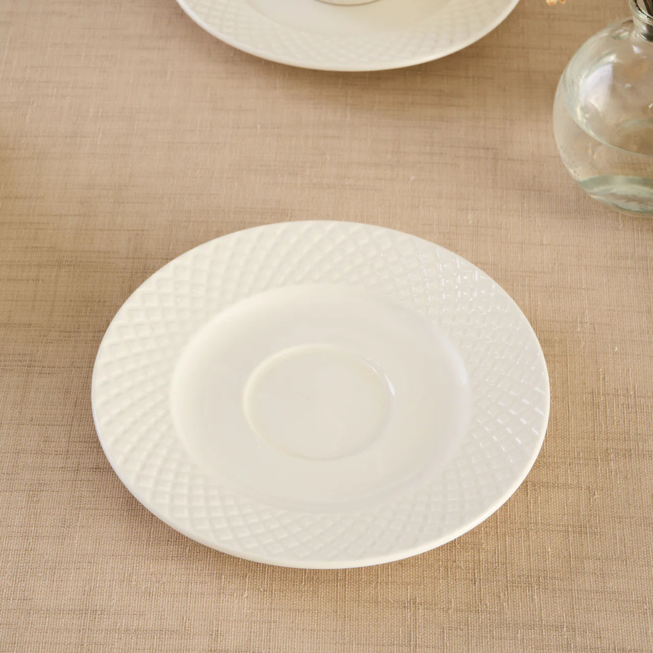 Karaca Nina Embossed Teetassen-Set für 6 Personen 220 ml