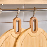 Karaca Ovelcut 2-teiliges Bambus-Schneidebrett-Set Holz