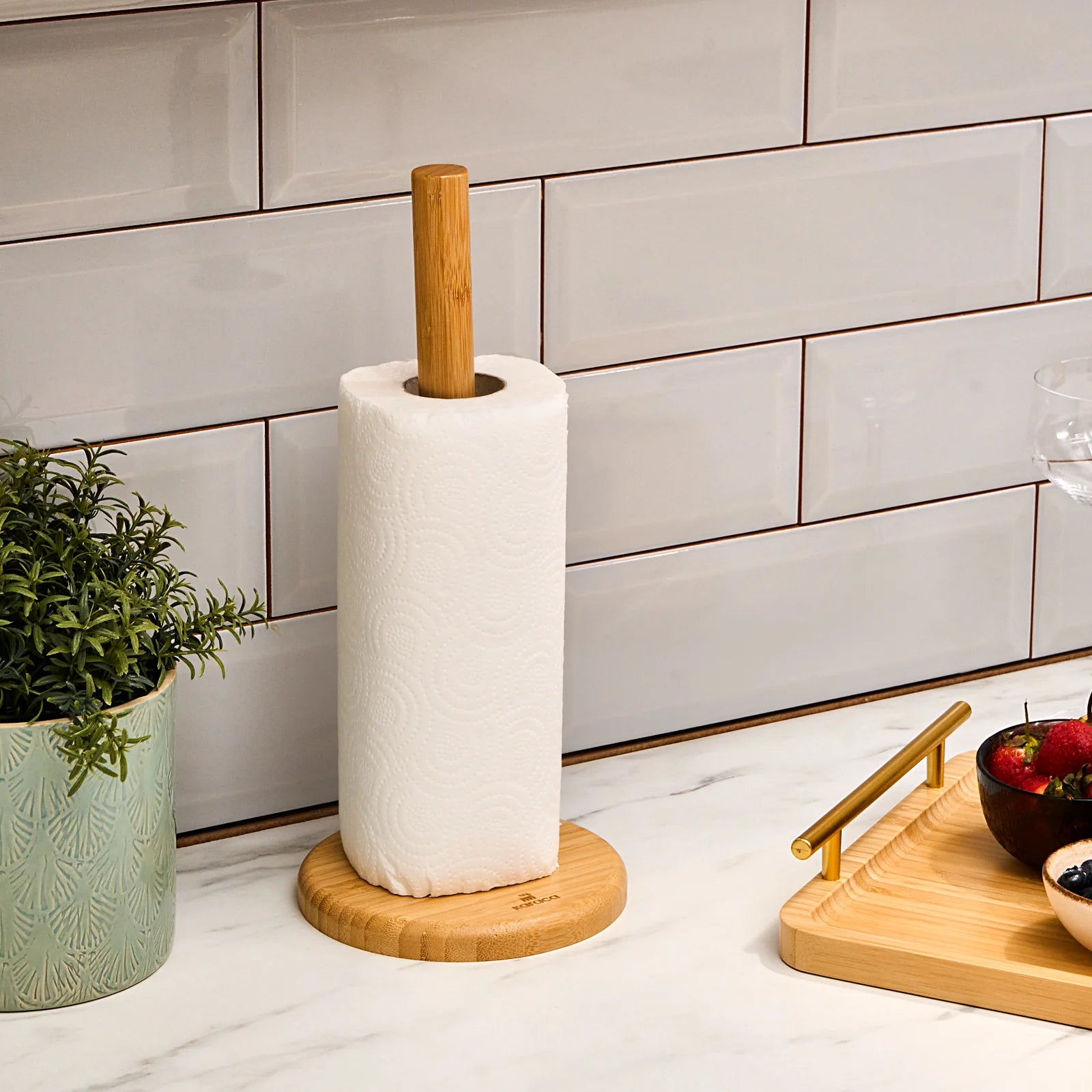 Karaca Towelbam Küchenrollenhalter aus Holz