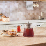 Karaca Lumira Borosilikat Glas Teekanne 1200 ml