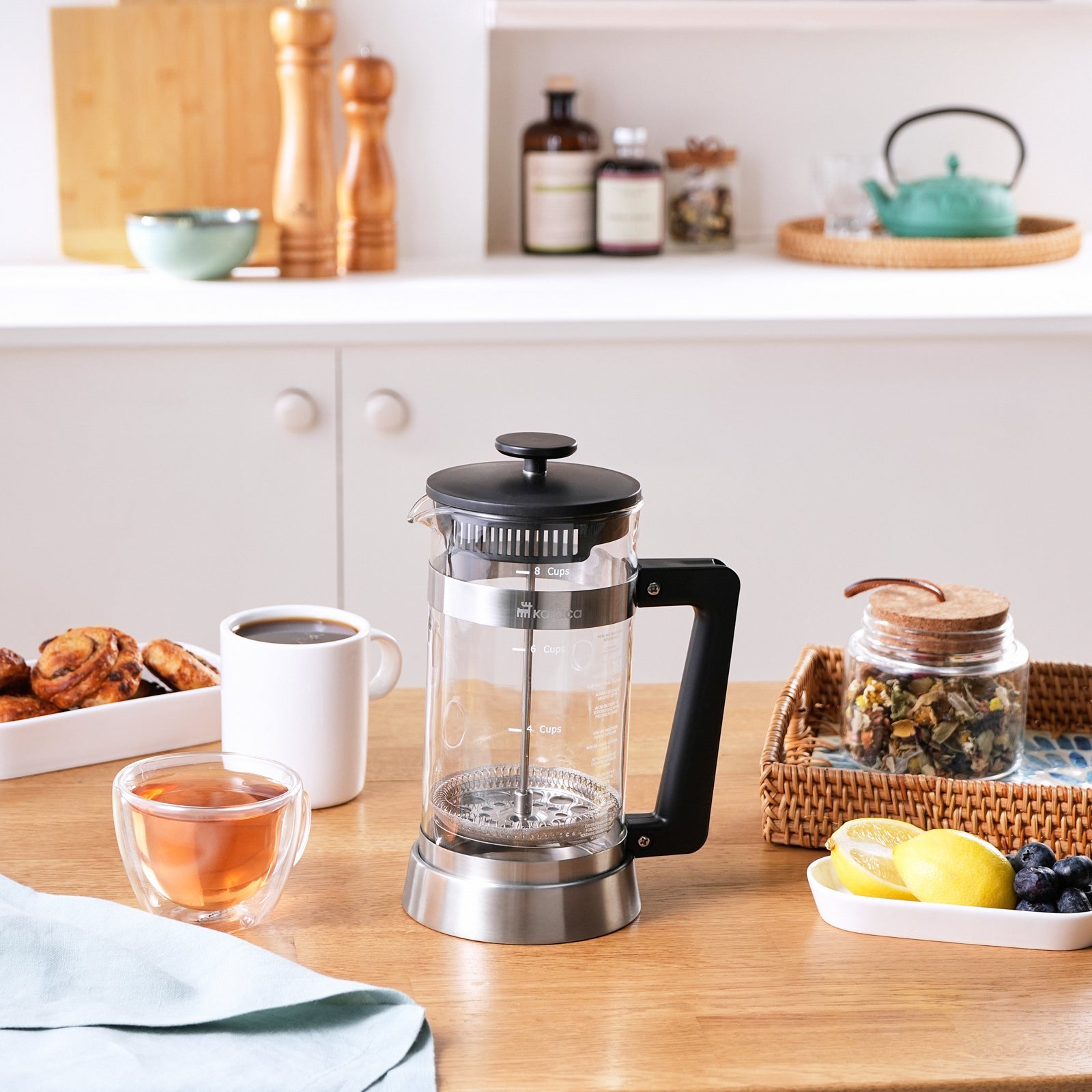 Karaca Cavira Borosilikat Glas French Press 1000 Ml
