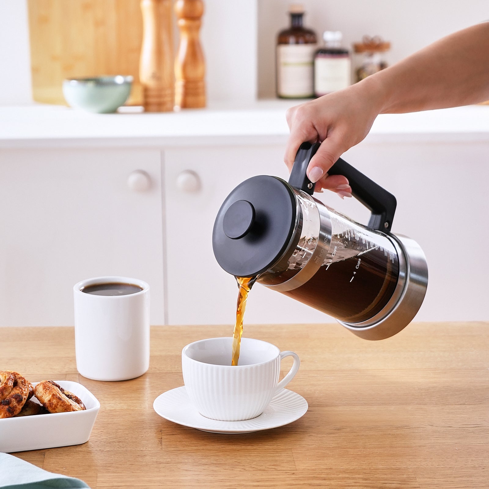 Karaca Cavira Borosilikat Glas French Press 1000 Ml