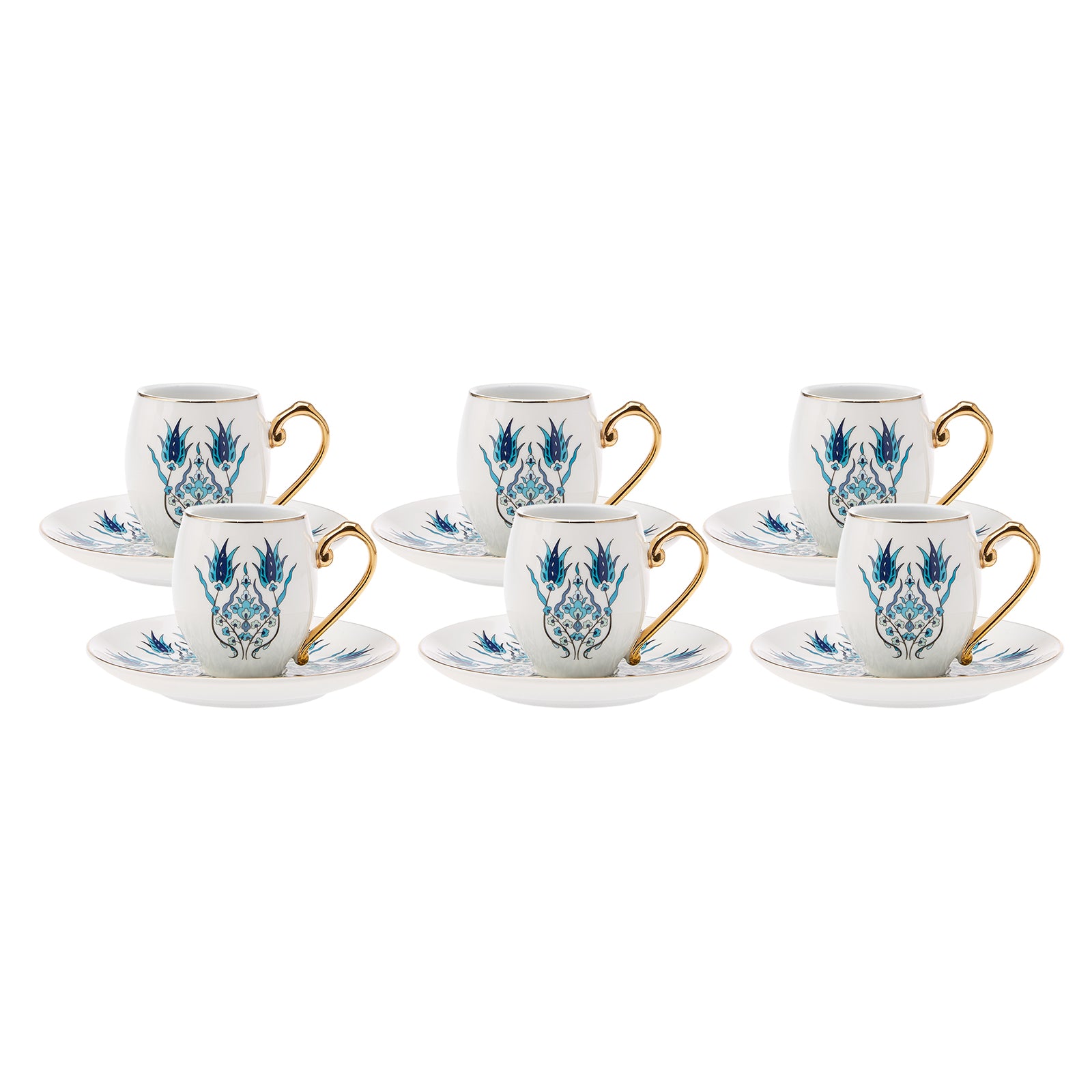 " Karaca İznik Kaffeeservice für 6 Personen, 80 ml "