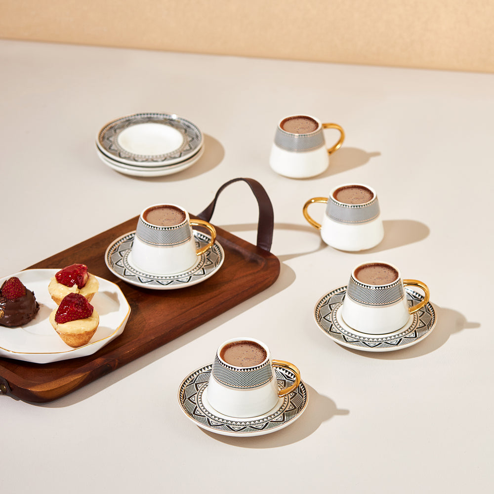" Karaca Globe Kaffeeservice für 6 Personen "