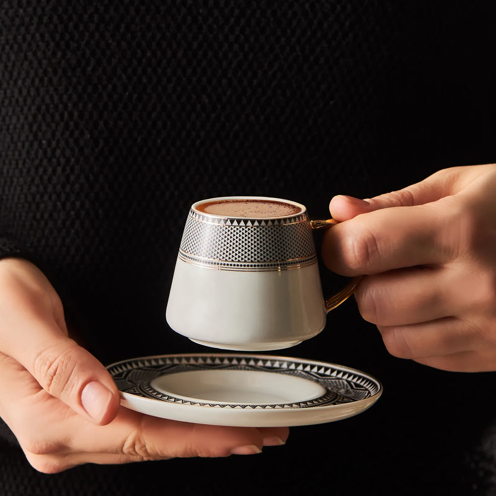 " Karaca Globe Kaffeeservice für 6 Personen "