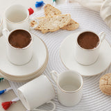 " Karaca Elda 12 teiliges Kaffeetassen Set für 6 Personen "
