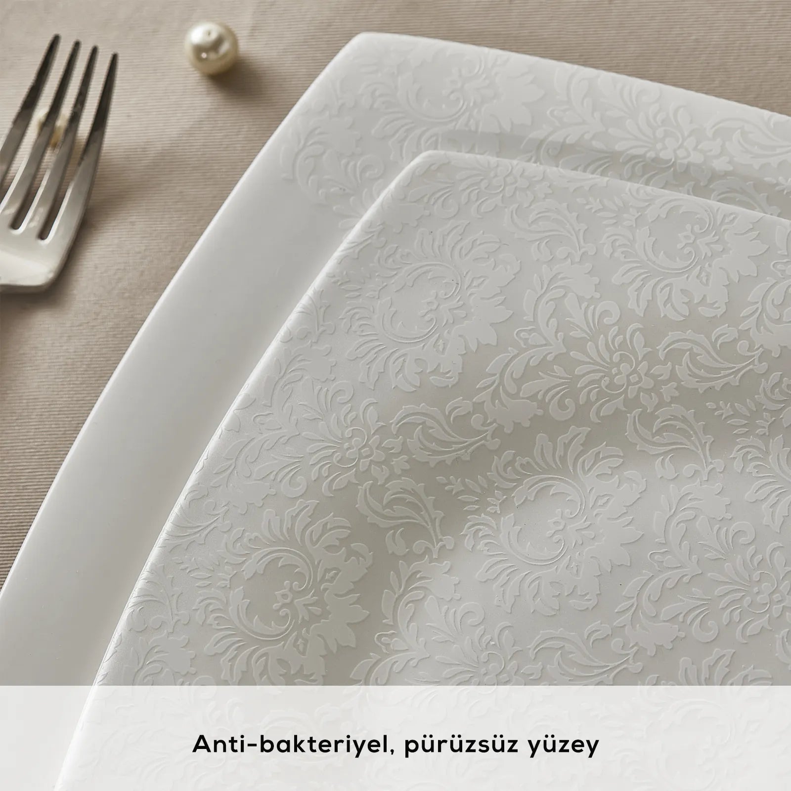 " Karaca Fine Pearl Helen 62-Teiliges 12-Personen Geschirrset "