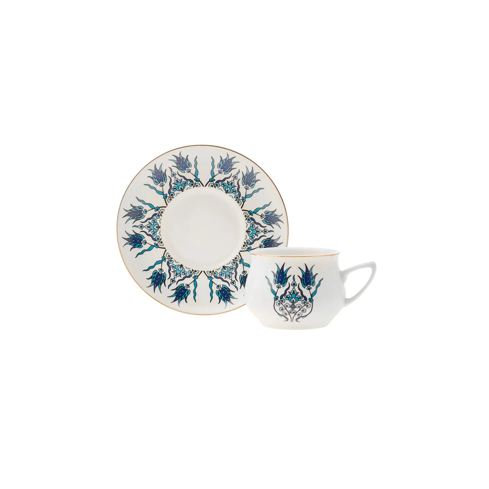 " Karaca İznik Neues Formular Kaffeetasse Set für 6 Personen 100 ml "