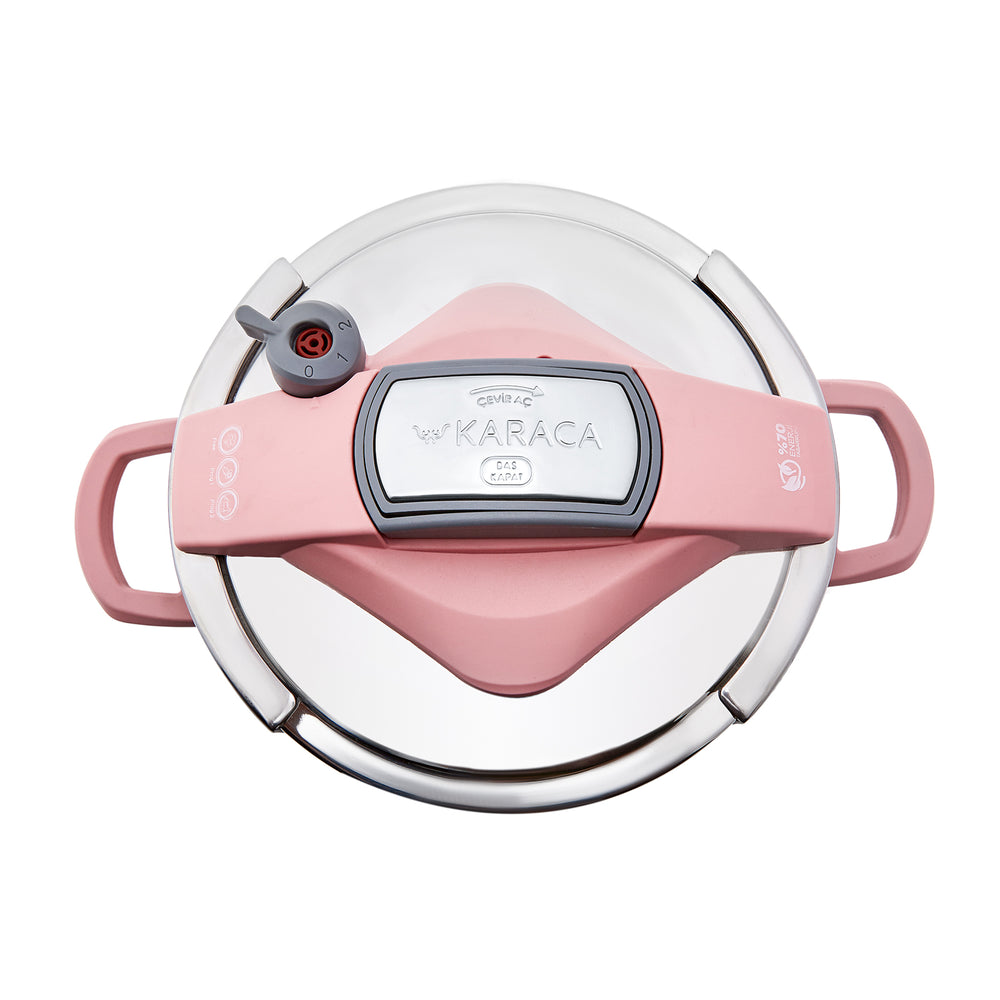" Karaca Perfect Pink 4+6 Liter Schnellkochtopf-Set "