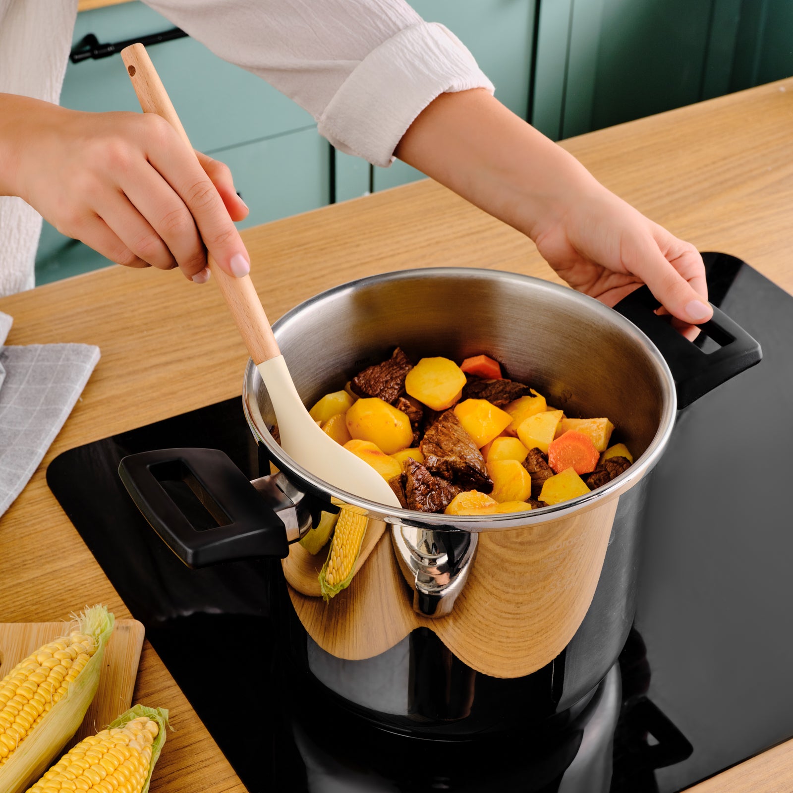" Karaca Perfect Gray 4 + 6 Liter Schnellkochtopfset "