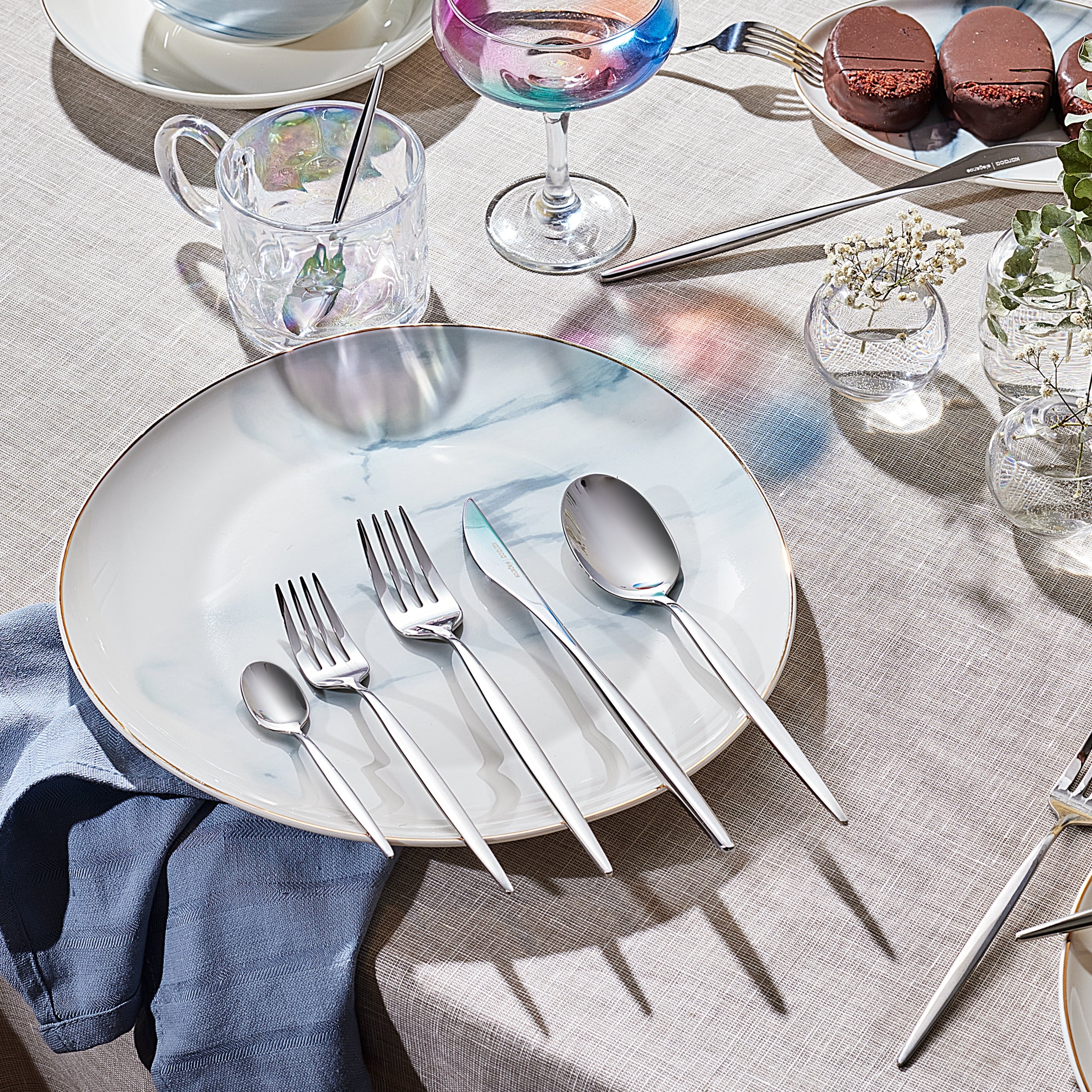 Karaca Lizbon 60-teiliges Besteck-Set für 12 Personen