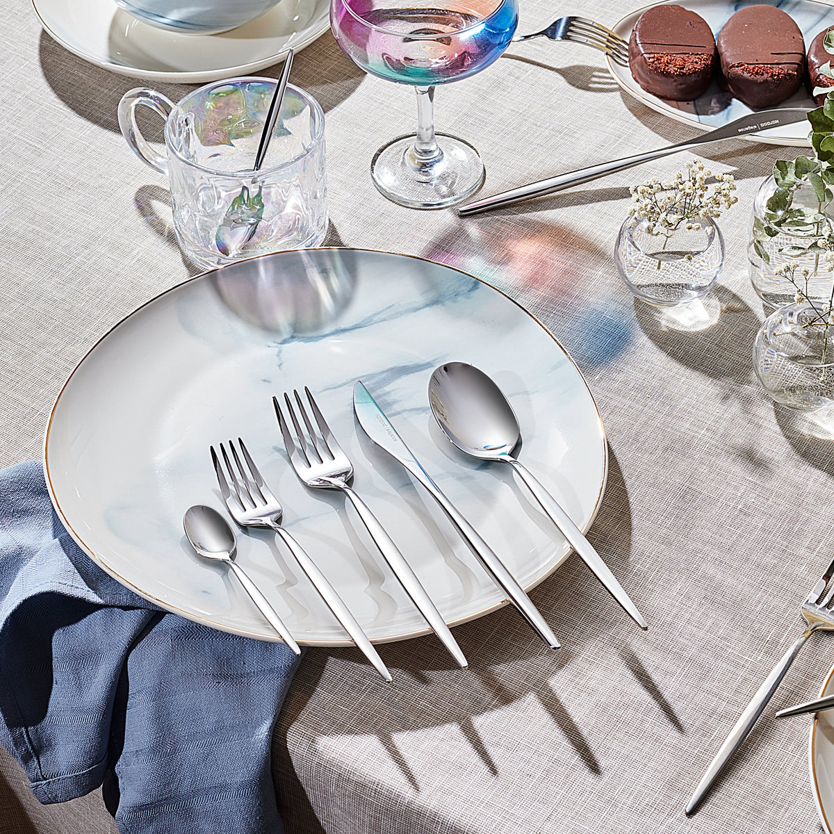 Karaca Lizbon 60-teiliges Besteck-Set für 12 Personen