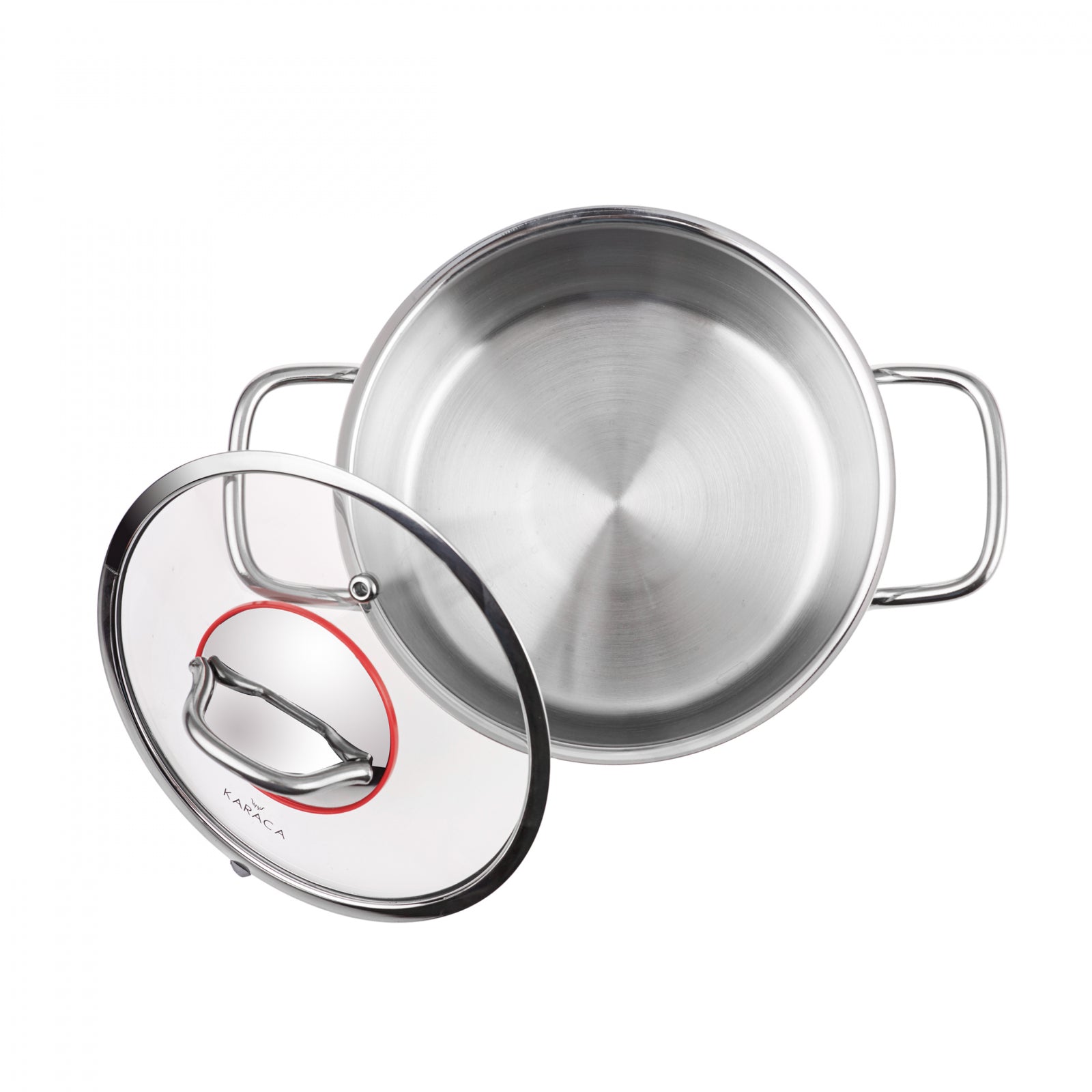 " Karaca Emirgan Kochtopf- Set Edelstahl, 6- teilig, Midi Set "