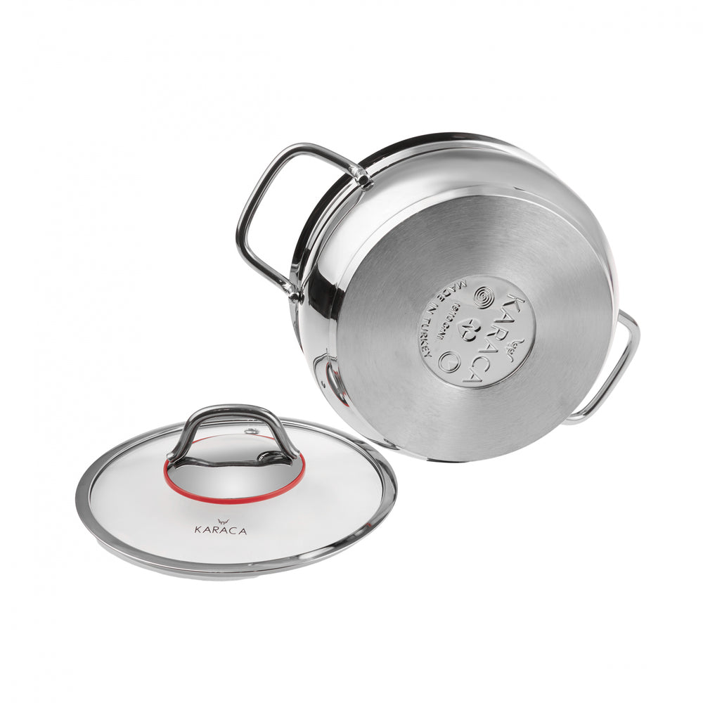 " Karaca Emirgan Kochtopf- Set Edelstahl, 6- teilig, Midi Set "