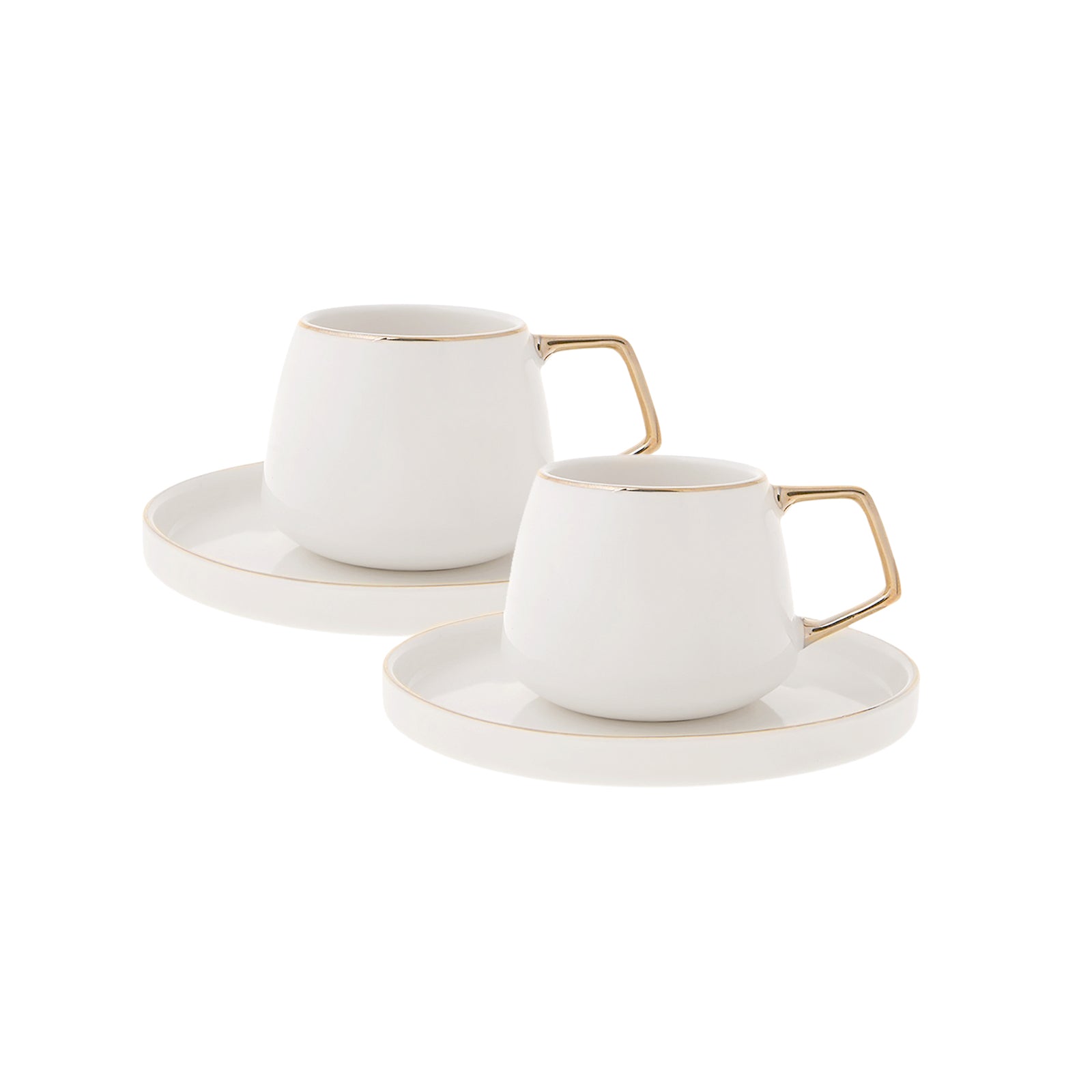 " Karaca Streamline Saturn 2er-Set Kaffeetassen "