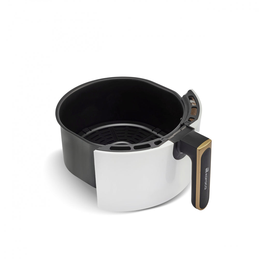 " Karaca Multifry Weiß Heißluftfritteuse Ölfreie Fritteuse, 3.5L, 1300W "