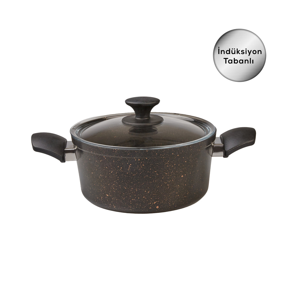" Karaca Biogranit Black Gold 7-teiliges Topfset "