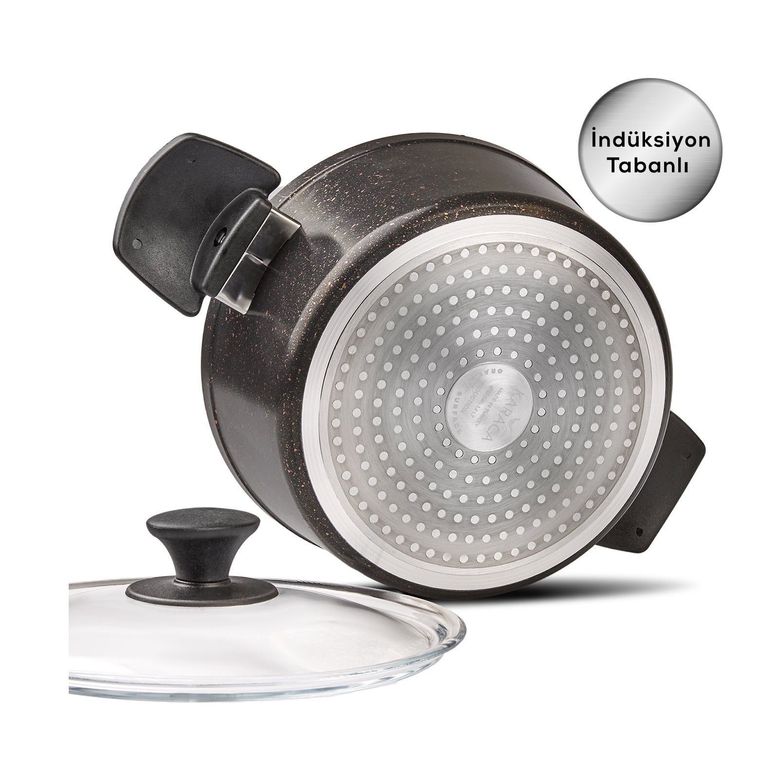 " Karaca Biogranit Black Gold 7-teiliges Topfset "