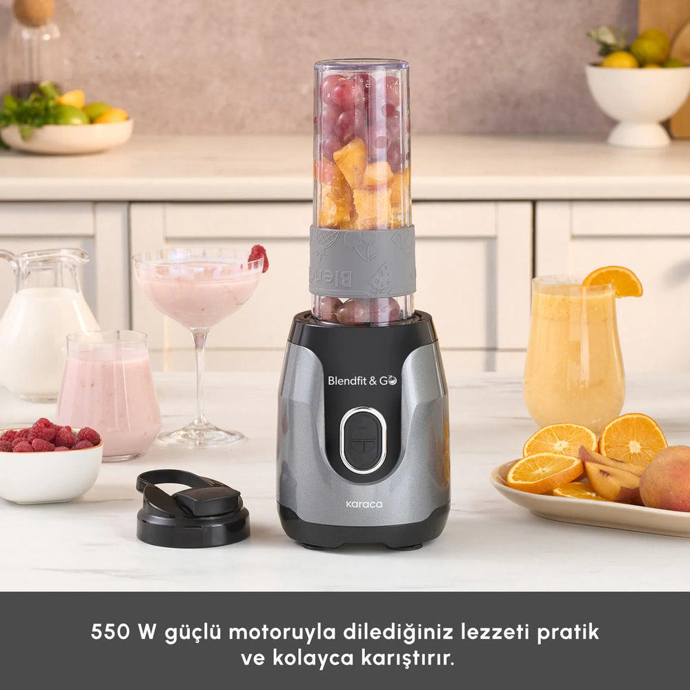 " Karaca Blendfit Go Personal Smoothie Blender Anthrazit "