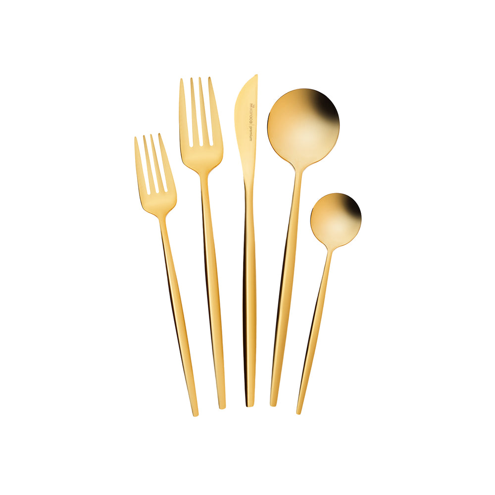 " Karaca Orion Gold 6-Personen 30-teiliges Besteckset "
