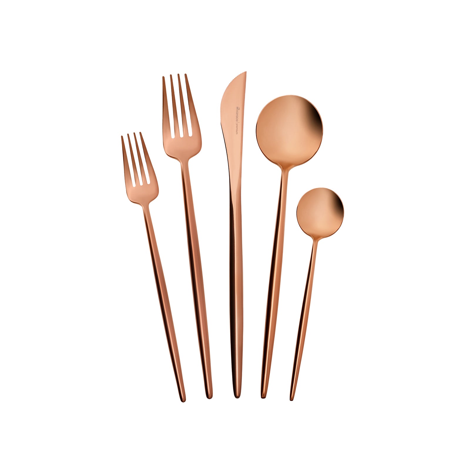 " Karaca Jupiter Rosegold 60 Teile 12 Person Boxed Cutlery Set "