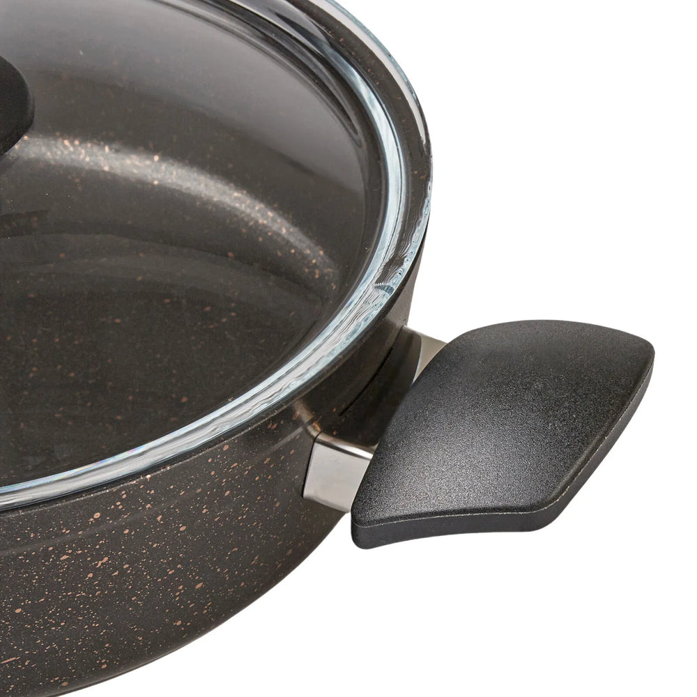 " Karaca Biogranit Blackgold V1 7-teiliges Kochgeschirr-Set "