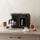 " Karaca Hatır Plus Mod 5 in 1 Essential Kaffeemaschine Schwarz Chrom, 1385W "