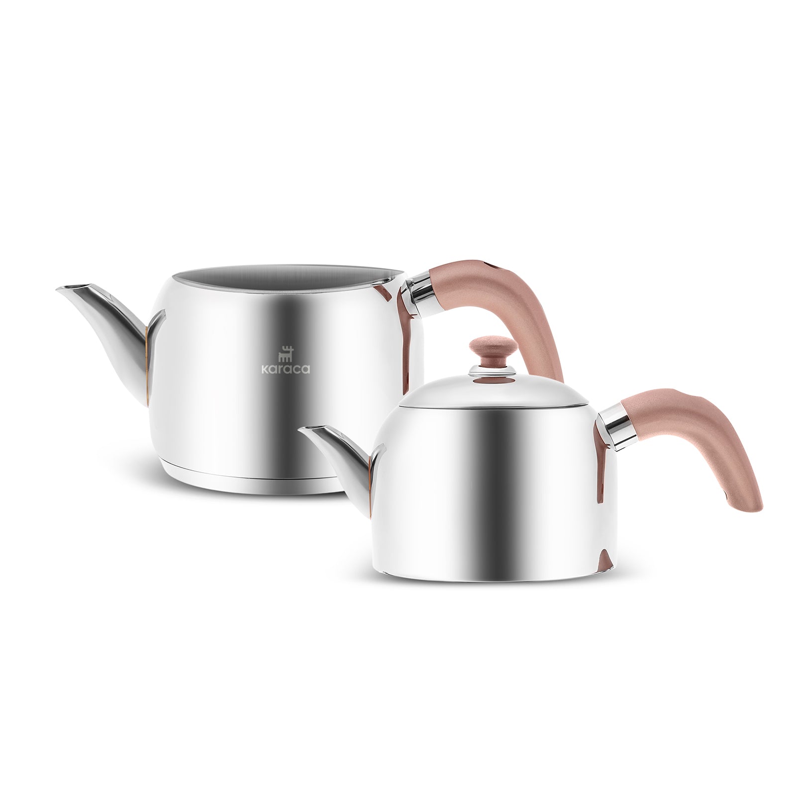 " Karaca Edge Mini Teekanne Set Rose "