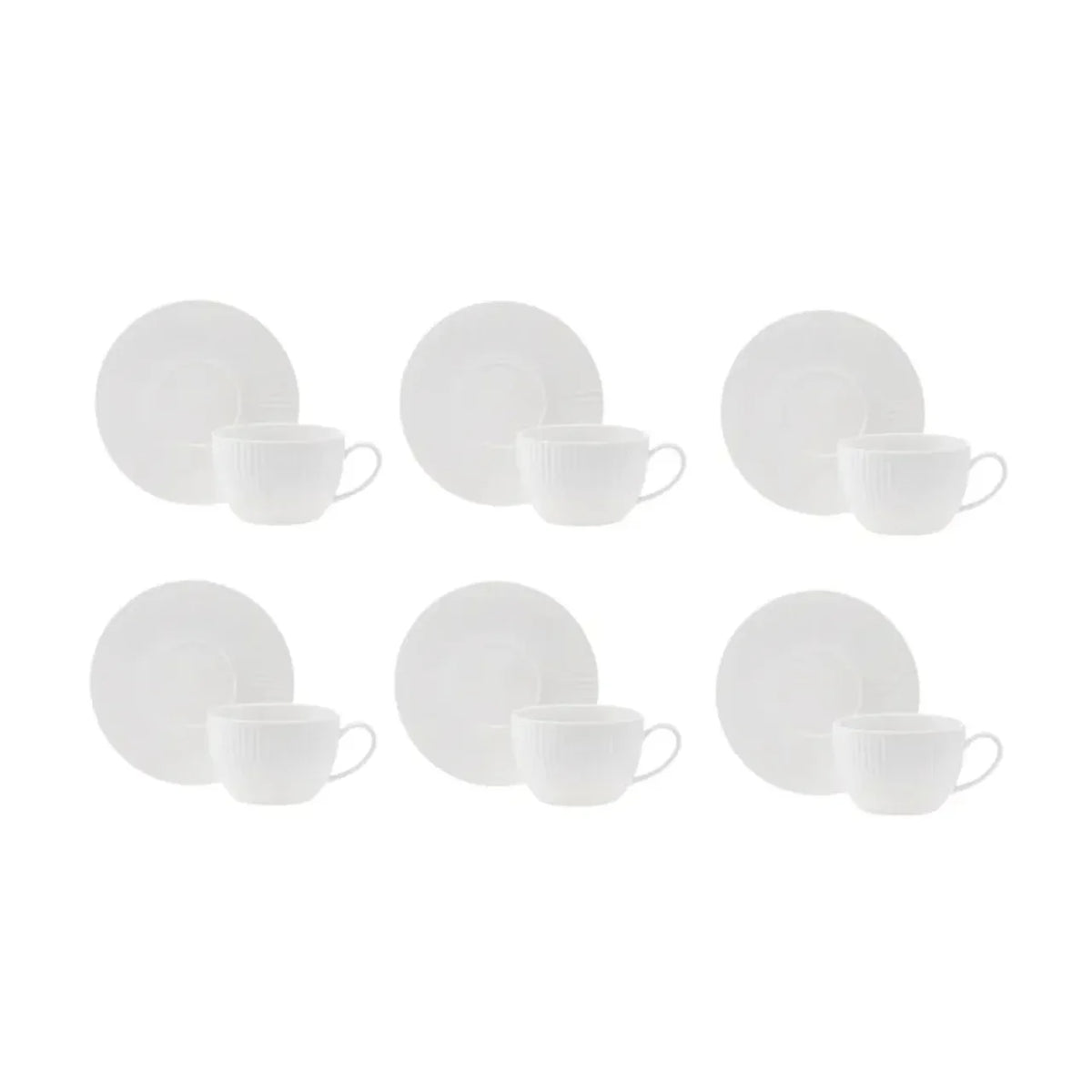 Karaca Seashell 200 ml Teetasse für 6 Personen