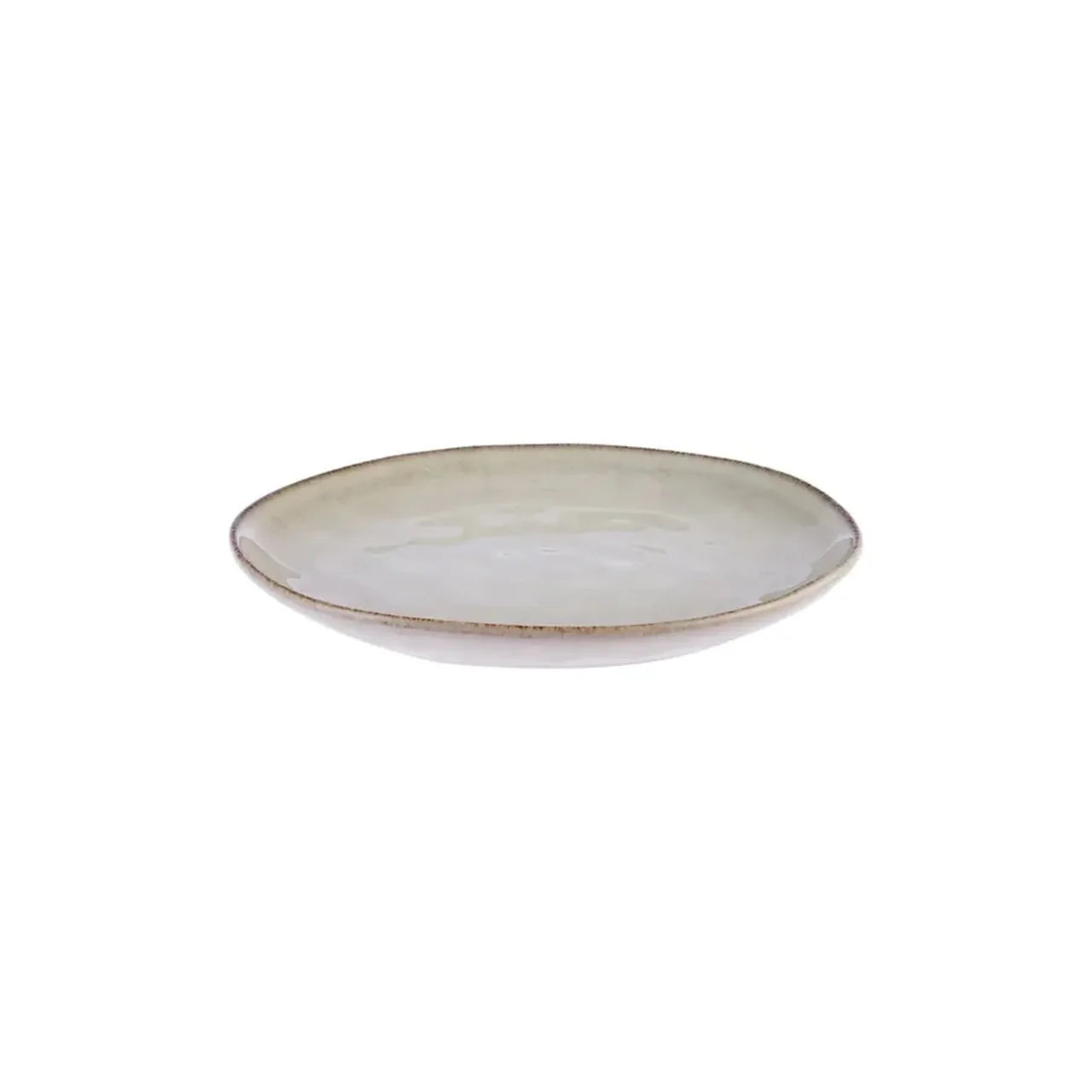 Karaca Aria Reactive Glaze Kuchenteller 20 cm Beige
