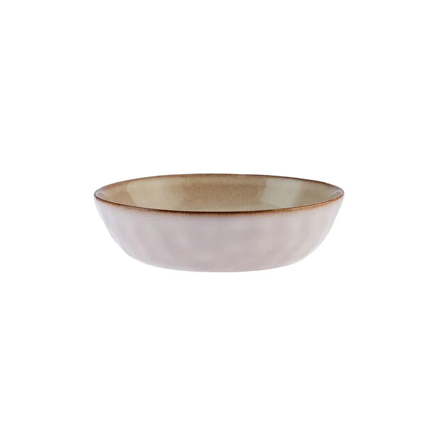 Karaca Aria Reactive Glaze Tiefer Teller 20 cm Beige