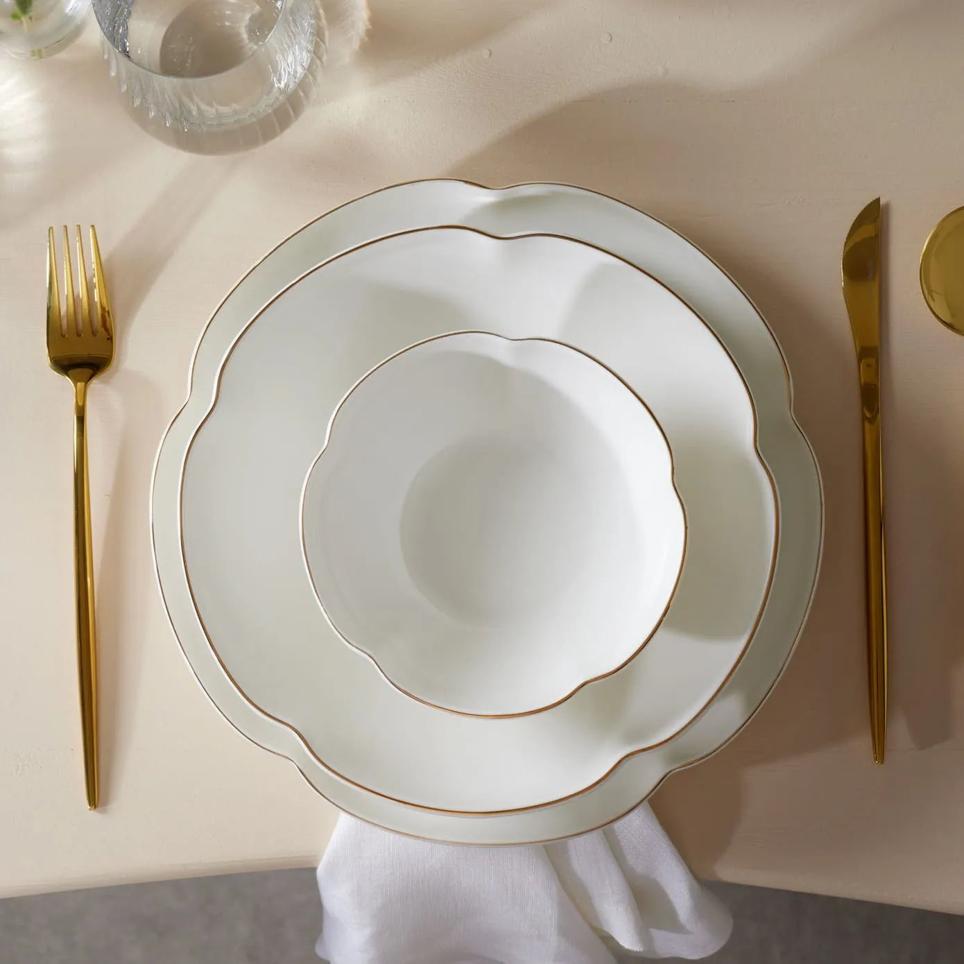 Karaca Flora Porzellan Geschirrset 6 Personen 24-teiliges