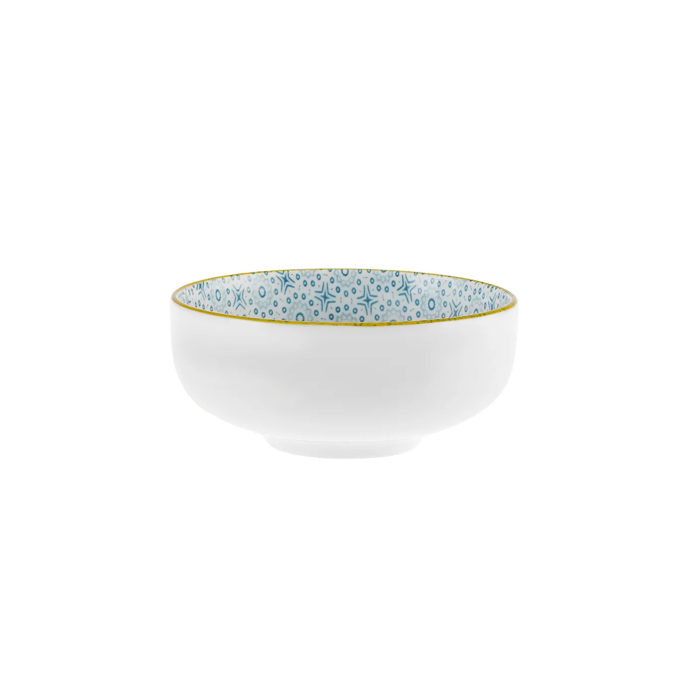 Karaca Floral Snack Schale Blau Rund 10 cm