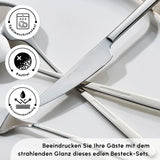 Karaca Boreas 12 Personen Besteckset. 84 Teilig