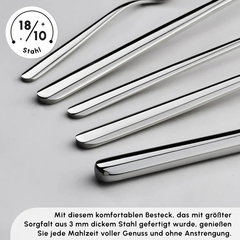 Karaca Boreas 12 Personen Besteckset. 84 Teilig
