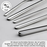 Karaca Boreas 12 Personen Besteckset. 84 Teilig
