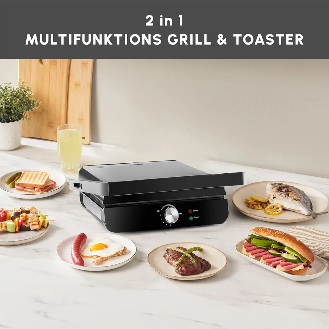 Karaca Toastmaster Inox Toaster und Grillmaschine 2000W