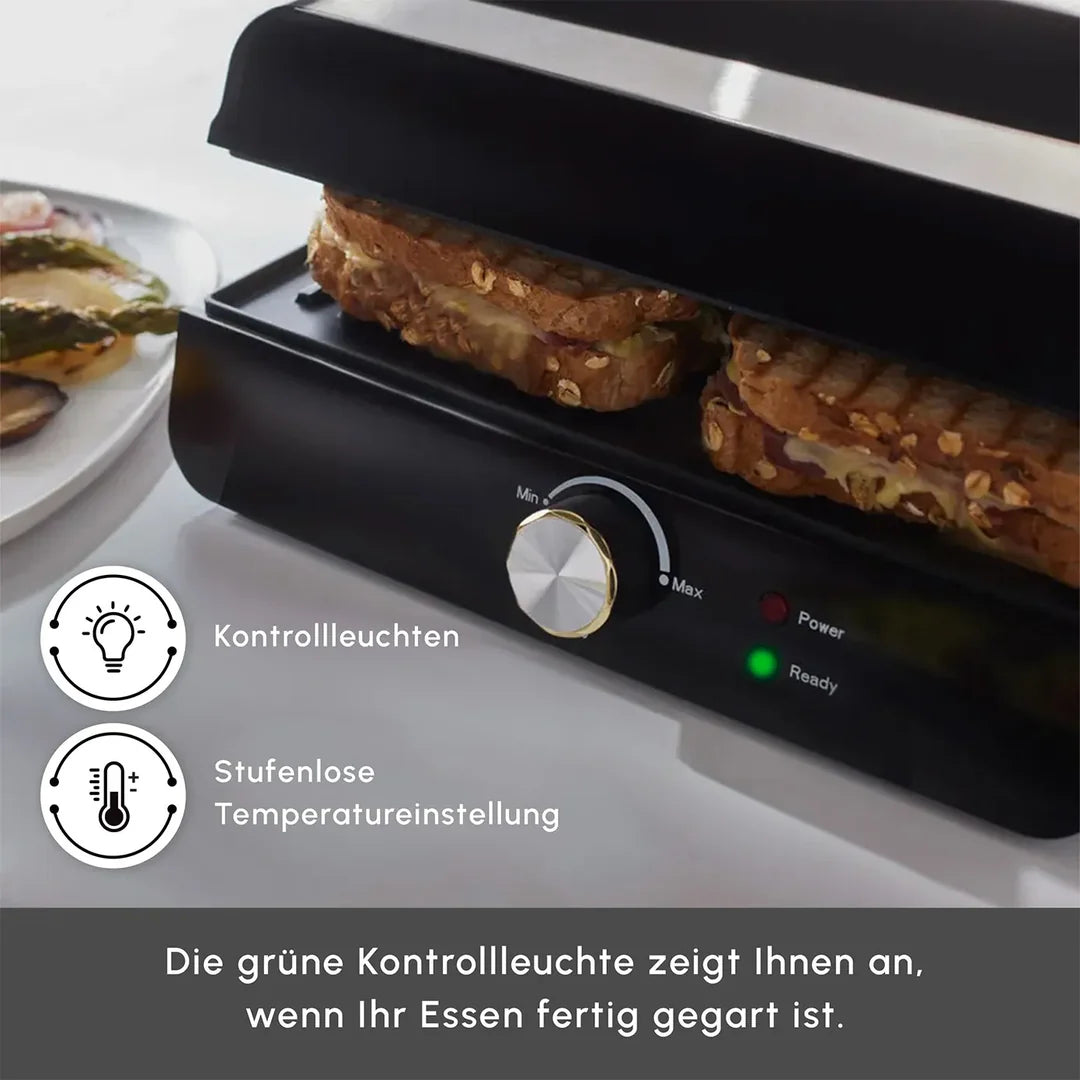 Karaca Toastmaster Inox Toaster und Grillmaschine 2000W