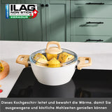 Karaca Swiss Crystal Kochtopf Creamy 20 cm