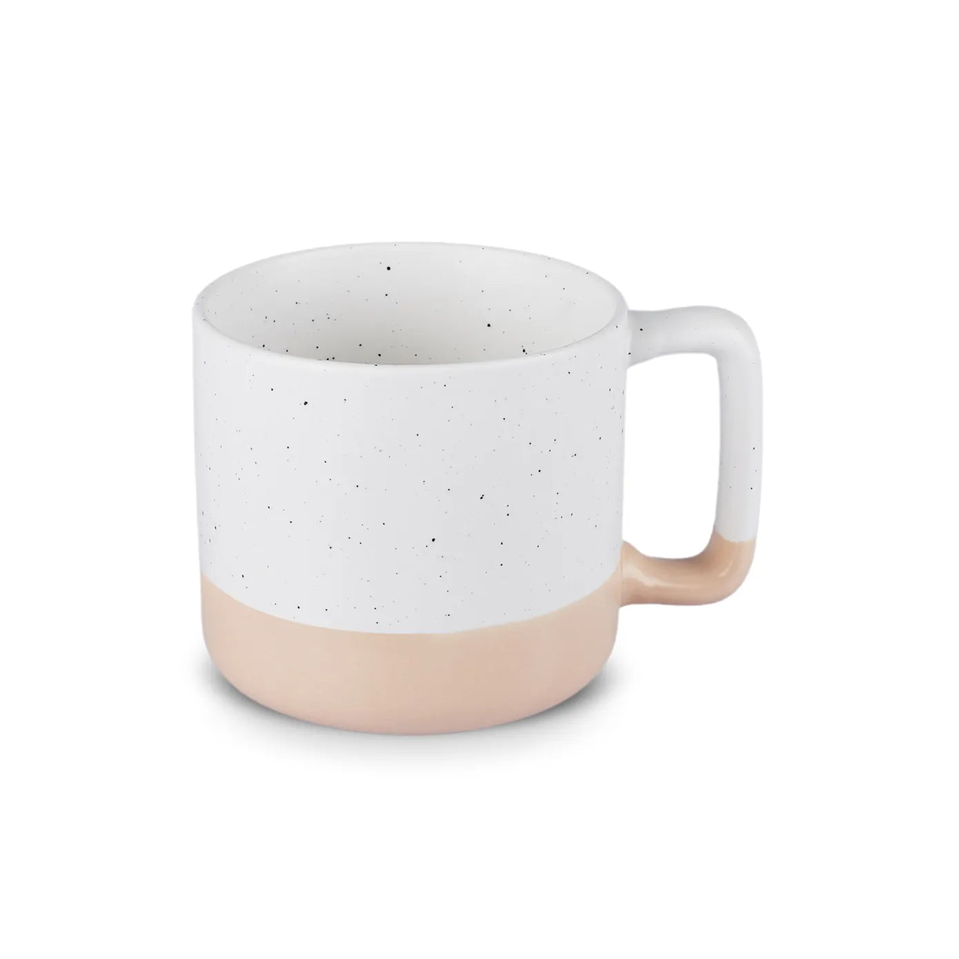Karaca Maybel Tasse Weiss Orange 400 ml