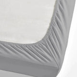 Nautica Jersey-Spannbetttuch Silbergrau 140x200cm