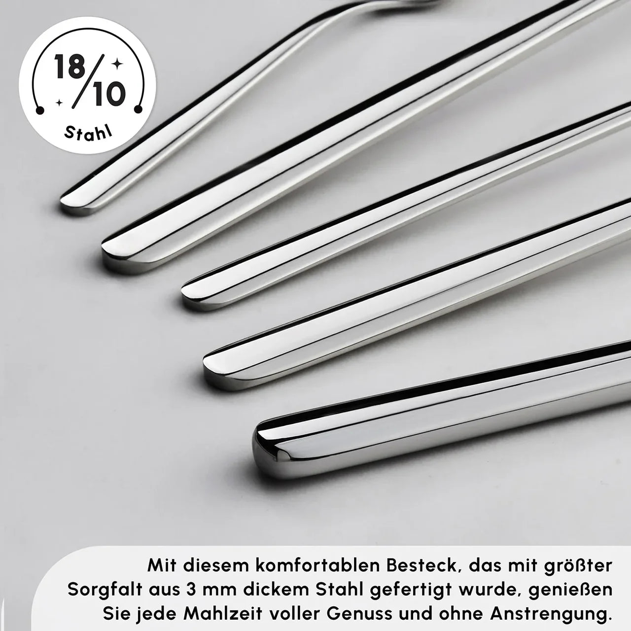 Karaca Boreas 12 Personen Besteckset 60 Teilig
