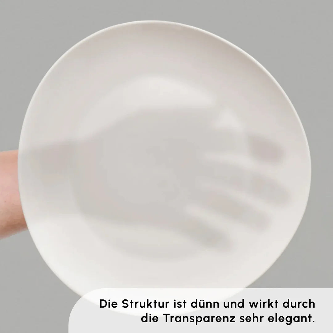 Karaca Streamline Rubicon 24-teiliges Tafelset für 6 Personen Weiss