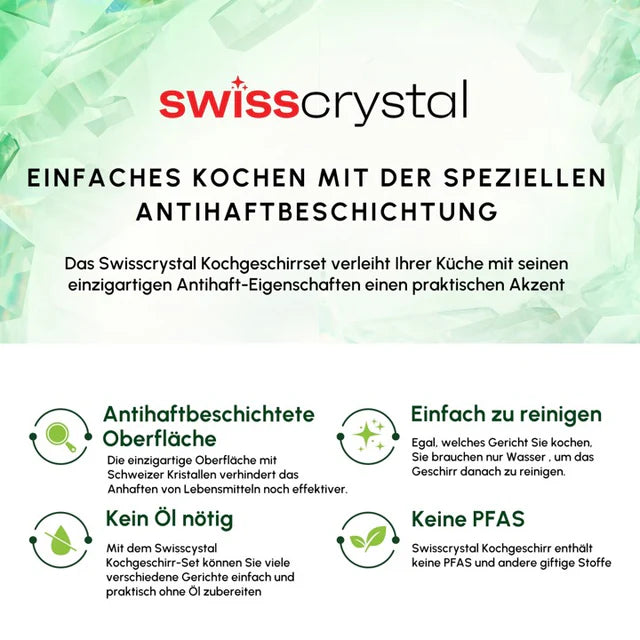 Karaca Swiss Crystal Ceramica Valenti 7-Teiliges Kochgeschirr-Set