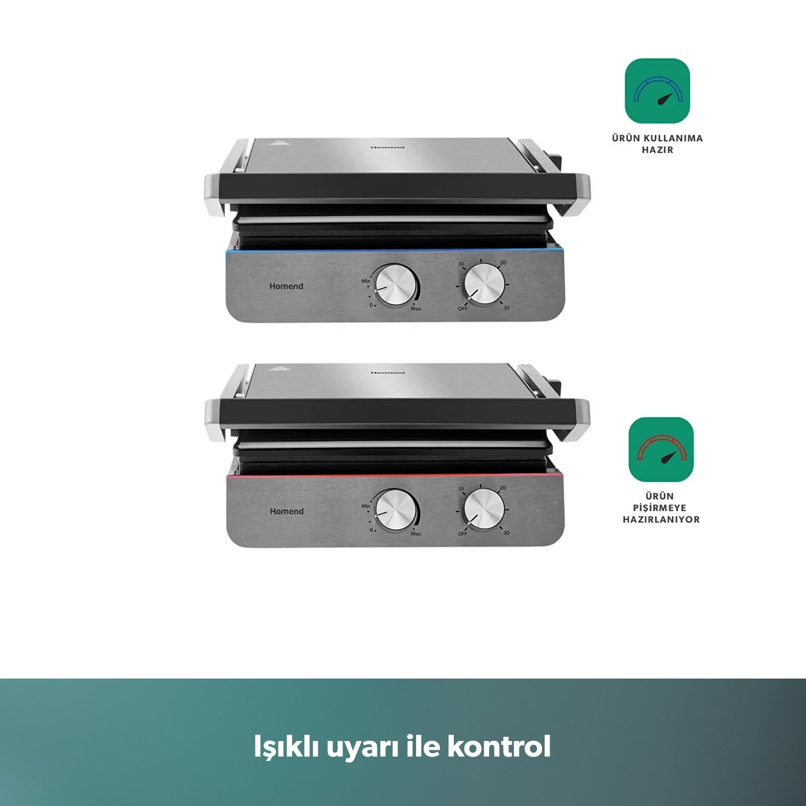 " Homend Grilliant 1344h Inox Toast Und Grillgerät "