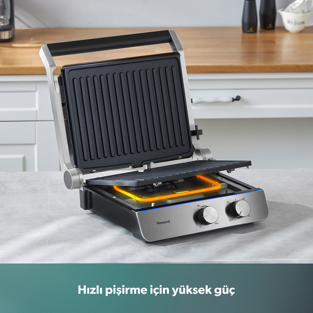 " Homend Grilliant 1344h Inox Toast Und Grillgerät "