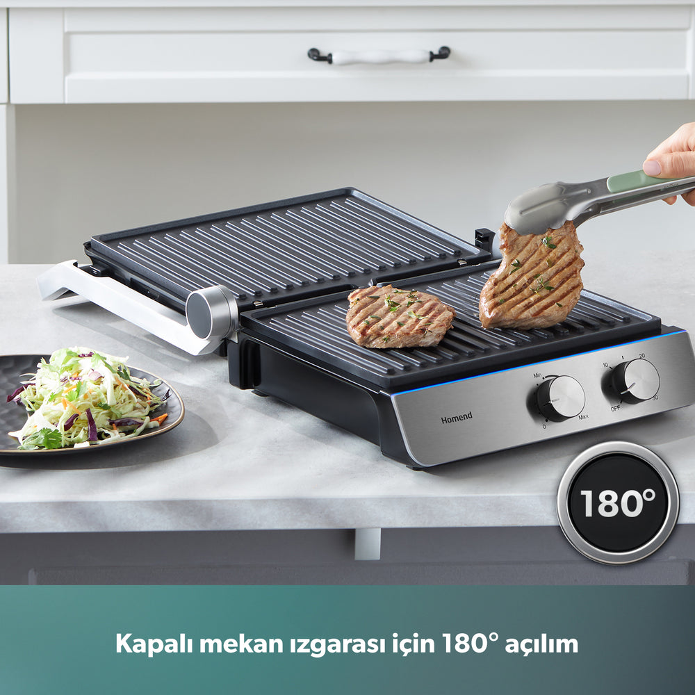 " Homend Grilliant 1344h Inox Toast Und Grillgerät "