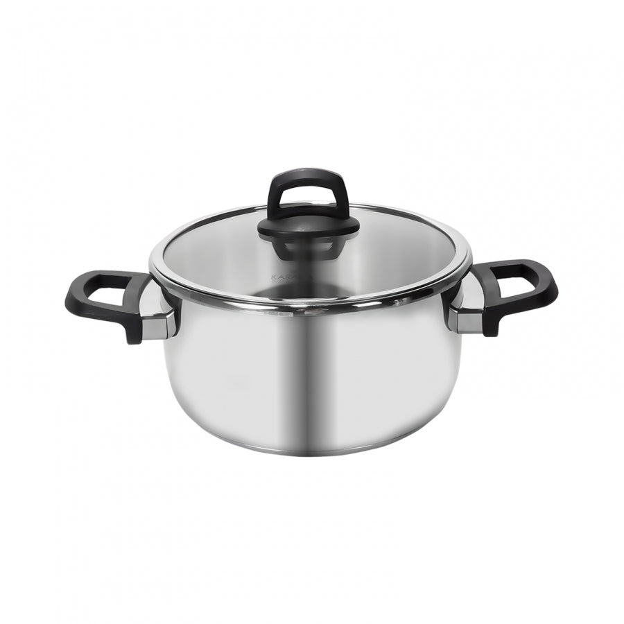" Karaca Perfect Gray 4 + 6 Liter Schnellkochtopfset "