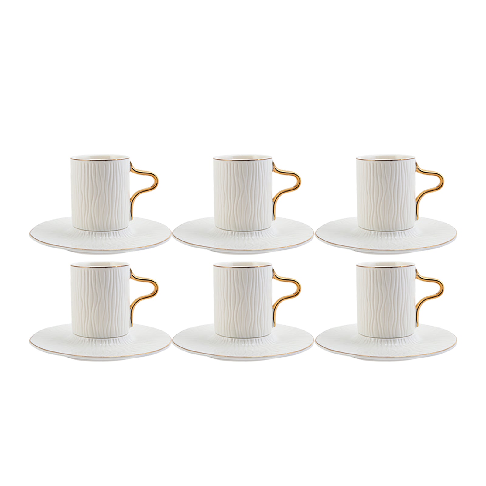" Karaca Aged Kaffeeservice für 6 Personen "